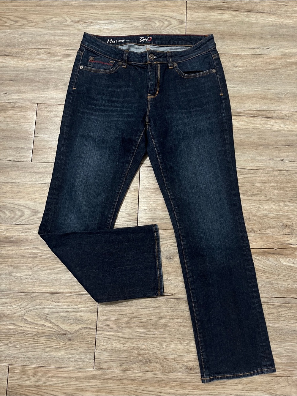 MIA DH3 Dark Straight-Leg Women's Jeans 99% Cotton